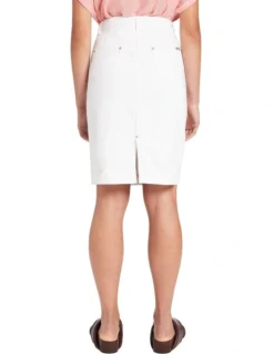 Marnie Denim Midi Skirt In White -Myer Fashion Store 952918660 3 720x928