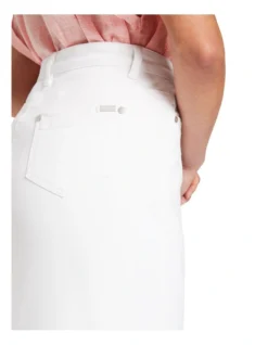 Marnie Denim Midi Skirt In White -Myer Fashion Store 952918660 4 720x928