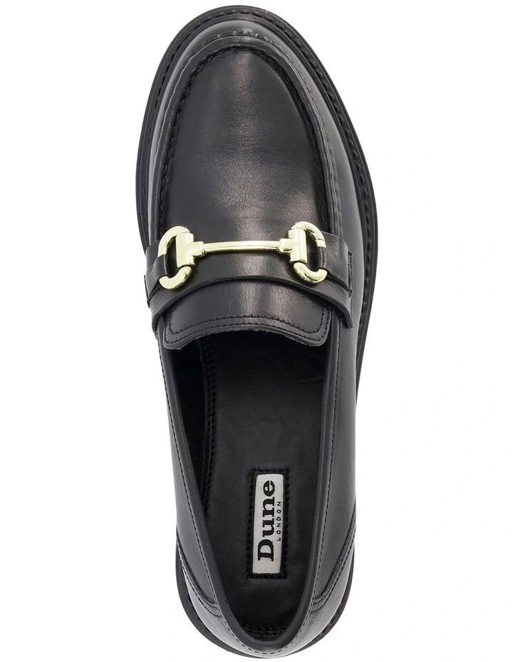 Dune London Gallagher Chunky Loafer In Black 5 Dune London Gallagher Chunky Loafer In Black - Image 3