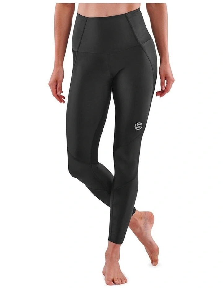 SKINS Compression Series 3 Womens Skyscraper Tights In Black 3 SKINS Compression Series 3 Womens Skyscraper Tights In Black