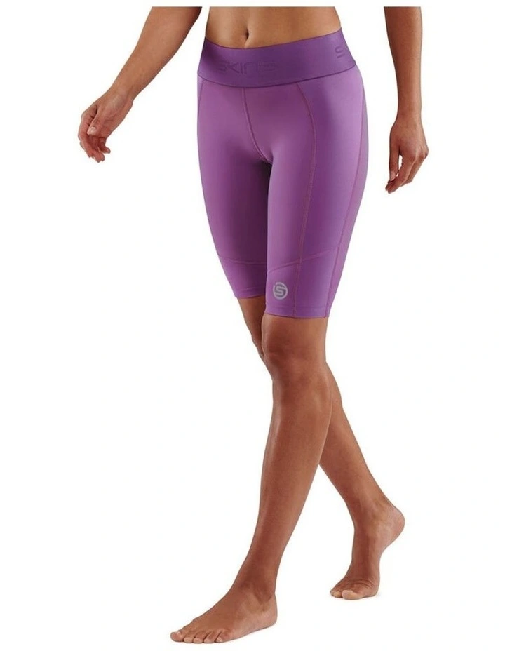 SKINS Compression Series 3 Half Tights In Amethyst 3 SKINS Compression Series 3 Half Tights In Amethyst