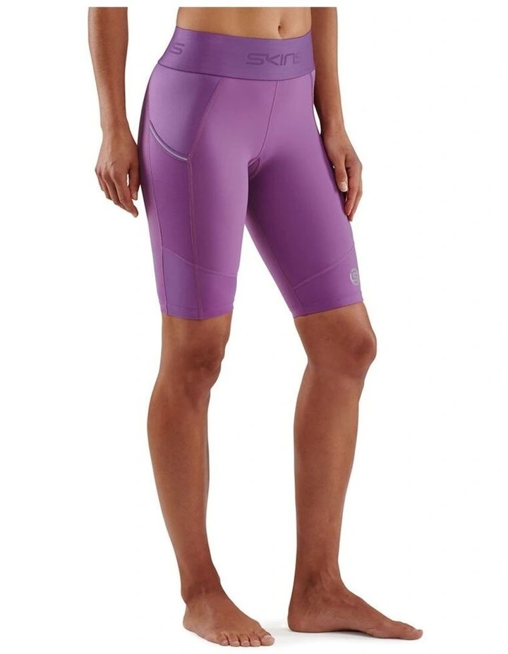 SKINS Compression Series 3 Half Tights In Amethyst 4 SKINS Compression Series 3 Half Tights In Amethyst - Image 2