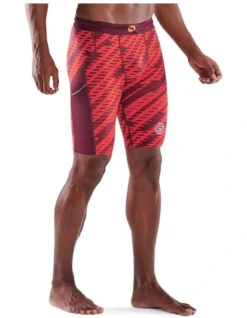 SKINS Series 3 Compression Half Tights Activewear In Orange -Myer Fashion Store 954932770 3 720x928