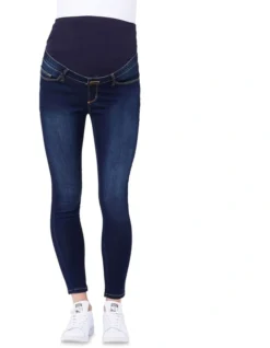 Rebel Ankle Grazer Jegging In Indigo