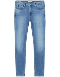 Calvin Klein Jeans Slim Tapered Jeans In Mid Blue 11 Calvin Klein Jeans Slim Tapered Jeans In Mid Blue -Myer Fashion Store 956280160 5 720x928