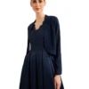 Georgette Jacket In Navy