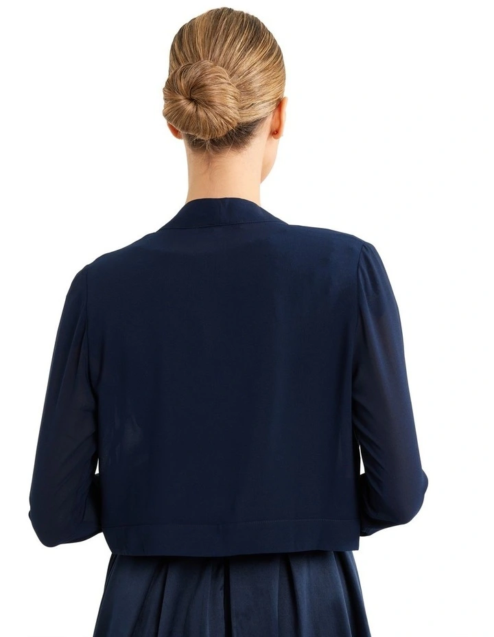Georgette Jacket In Navy 4 Georgette Jacket In Navy - Image 2