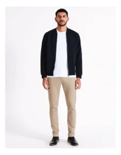 Jasper Zip Through Sweat In Navy