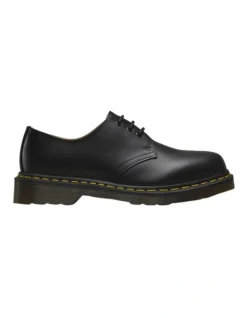 Dr. Martens 1461 3 Eye Shoe In Black Smooth