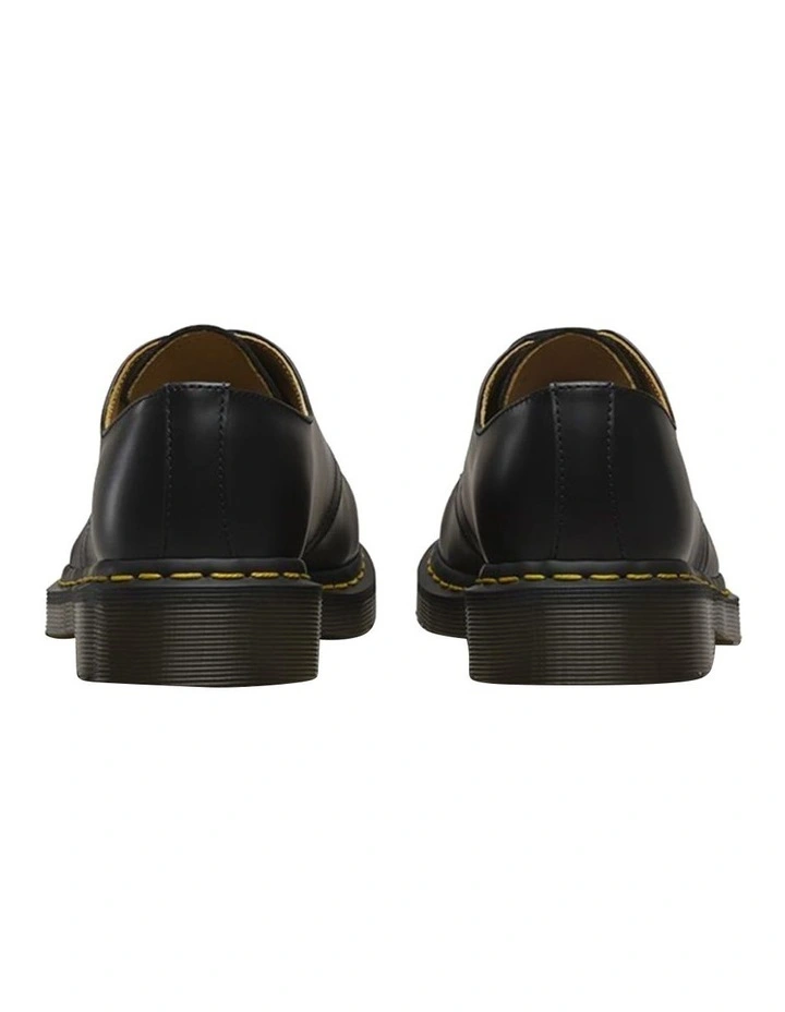 Dr. Martens 1461 3 Eye Shoe In Black Smooth 8 Dr. Martens 1461 3 Eye Shoe In Black Smooth - Image 6