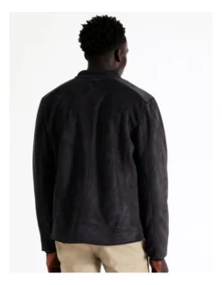 Sebastian Sueded Bomber Jacket In Navy -Myer Fashion Store 956583460 6 720x928