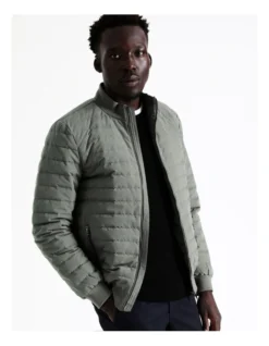 Parker Puffer Jacket In Green