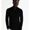 Traceable Australian Merino 1/4 Zip Knit In Black 1 Traceable Australian Merino 1/4 Zip Knit In Black -Myer Fashion Store 956606320 1 720x928