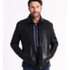 Whitehart Regular Collar Leather Jacket In Black -Myer Fashion Store 956987560 1 720x928