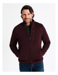 Ribble Valley Fleece Sweat In Red