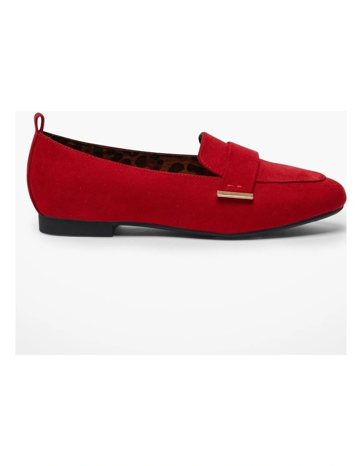 Red & Animal Loafer In Red 3 Red & Animal Loafer In Red