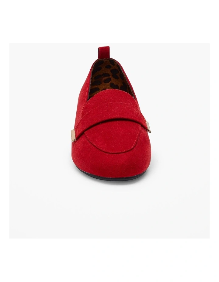 Red & Animal Loafer In Red 5 Red & Animal Loafer In Red - Image 3