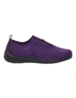Zip Front Sneaker In Purple 9 Zip Front Sneaker In Purple -Myer Fashion Store 957025630 2 1 720x928