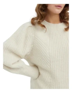 Vero Moda Pekan Long Sleeve Pullover In Cream -Myer Fashion Store 957179620 4 720x928