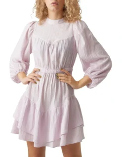 Vero Moda Daisy Dia Mini Dress In Purple