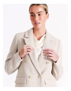 Vero Moda Brooke Double Breasted Blazer In Beige 12 Vero Moda Brooke Double Breasted Blazer In Beige -Myer Fashion Store 957190330 4 720x928