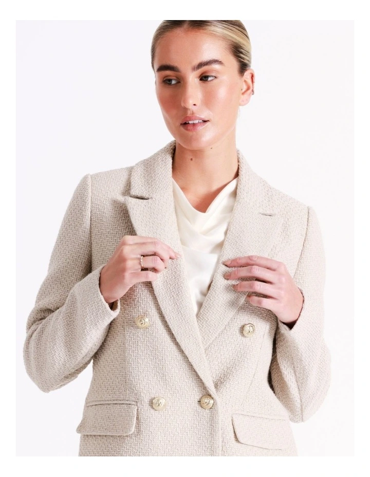 Vero Moda Brooke Double Breasted Blazer In Beige 6 Vero Moda Brooke Double Breasted Blazer In Beige - Image 4