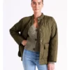 Vero Moda Felicity Quilted Jacket In Green -Myer Fashion Store 957193030 1 720x928