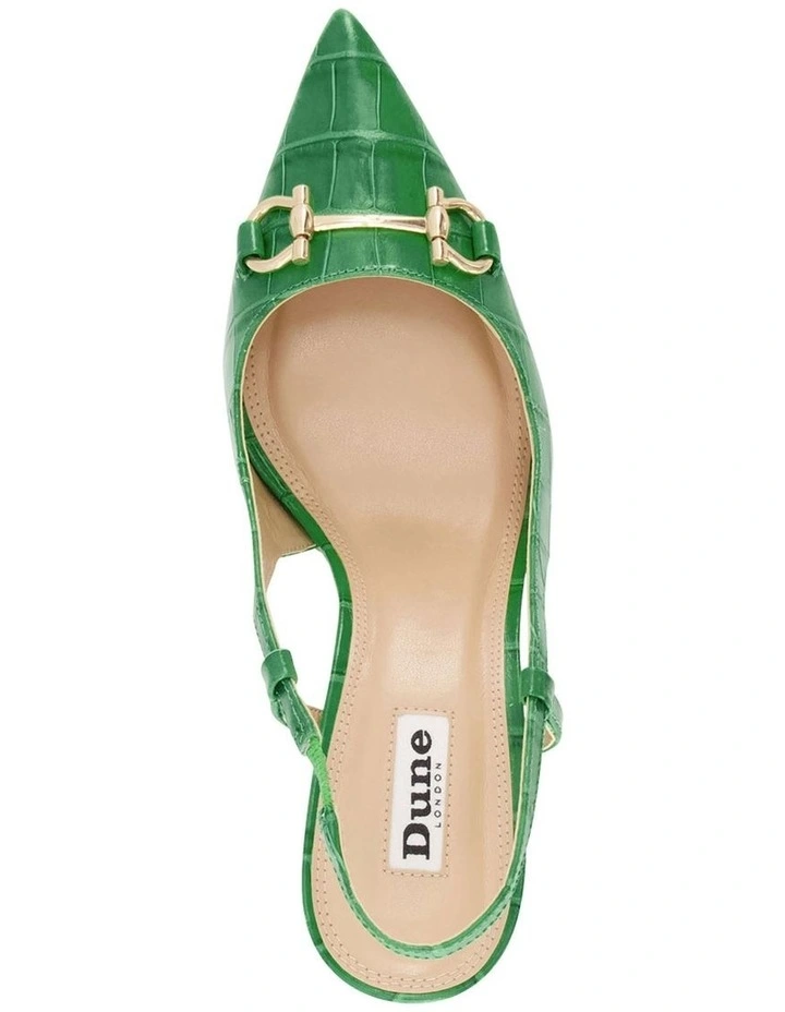 Dune London Click Pump In Green 5 Dune London Click Pump In Green - Image 3