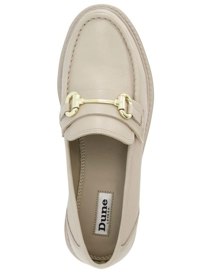 Dune London Gallagher Loafer In Cream 5 Dune London Gallagher Loafer In Cream - Image 3