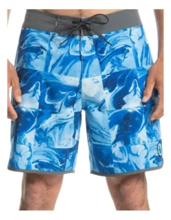 Quiksilver Ocean Scallop 18" Boardshort In Blues