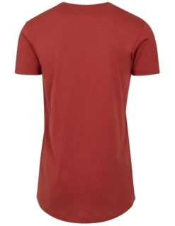 URBAN CLASSICS Mens Shaped Long Tee In Rusty -Myer Fashion Store 959529250 6 720x928