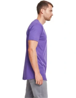 URBAN CLASSICS Shaped Long Tee In Ultra Violet -Myer Fashion Store 959529520 4 720x928