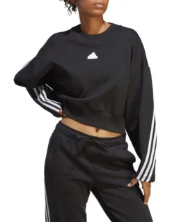 ADIDAS Future Icons 3-Stripes Sweatshirt In Black 10 ADIDAS Future Icons 3-Stripes Sweatshirt In Black -Myer Fashion Store 959573080 3 720x928