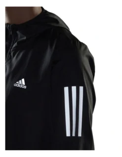 ADIDAS Own The Run Hooded Running Windbreaker In Black -Myer Fashion Store 959574430 4 720x928