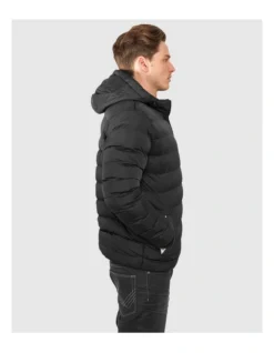 URBAN CLASSICS Hooded Bubble Jacket In Black -Myer Fashion Store 959635720 4 720x928