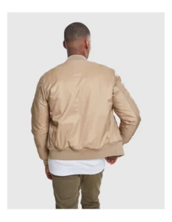 URBAN CLASSICS Tech Bomber Jacket In Beige 9 URBAN CLASSICS Tech Bomber Jacket In Beige -Myer Fashion Store 959635990 3 720x928