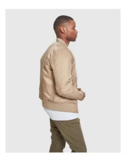 URBAN CLASSICS Tech Bomber Jacket In Beige 10 URBAN CLASSICS Tech Bomber Jacket In Beige -Myer Fashion Store 959635990 4 720x928