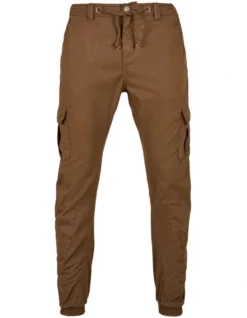 URBAN CLASSICS Cuffed Cargo Jogging Pants In Dark Ground -Myer Fashion Store 959638240 5 720x928