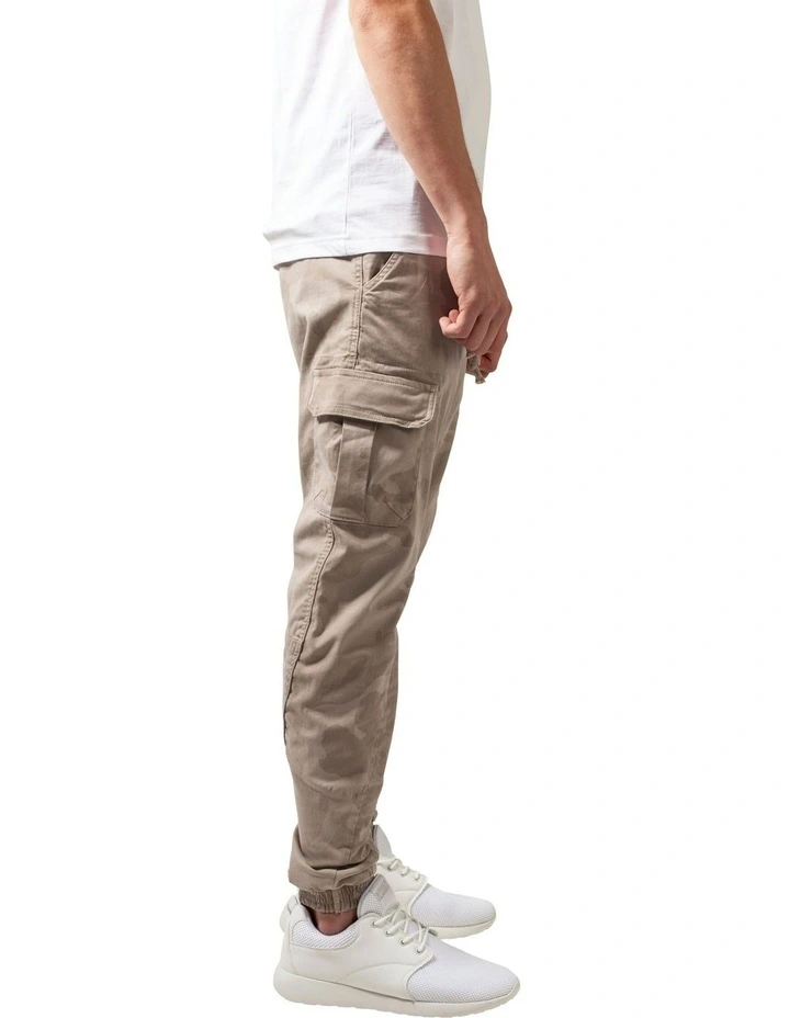 URBAN CLASSICS Camo Cargo Jogging Pants In Sand 6 URBAN CLASSICS Camo Cargo Jogging Pants In Sand - Image 4