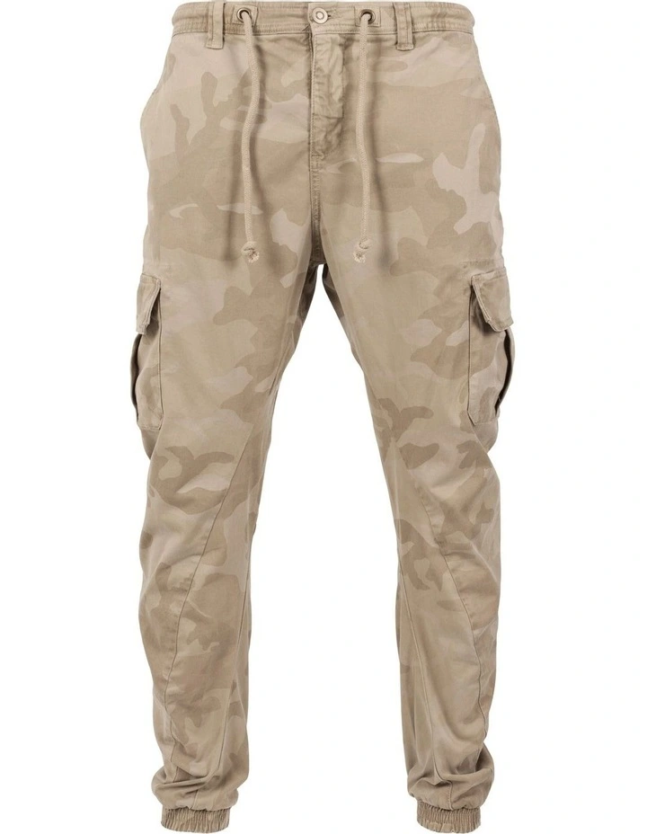 URBAN CLASSICS Camo Cargo Jogging Pants In Sand 7 URBAN CLASSICS Camo Cargo Jogging Pants In Sand - Image 5