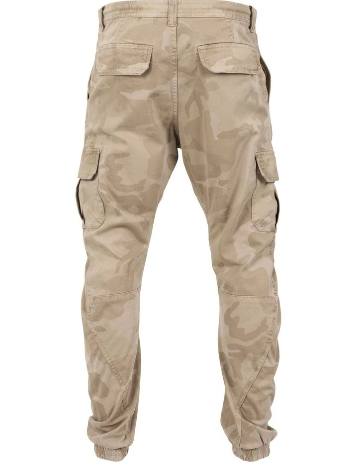 URBAN CLASSICS Camo Cargo Jogging Pants In Sand 8 URBAN CLASSICS Camo Cargo Jogging Pants In Sand - Image 6