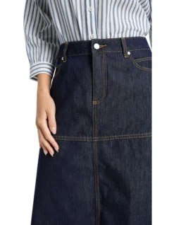 Jodie Denim Skirt In Indigo 9 Jodie Denim Skirt In Indigo -Myer Fashion Store 959726260 4 720x928
