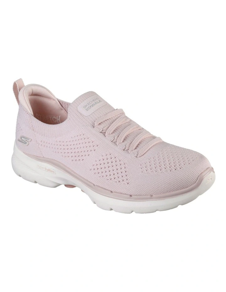 Skechers Go Walk 6 Sneaker In Pink 5 Skechers Go Walk 6 Sneaker In Pink - Image 3