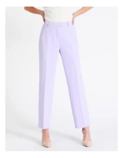 Recycled Blend Straight Leg Suit Pant In Lavender -Myer Fashion Store 960425380 3 1 720x928