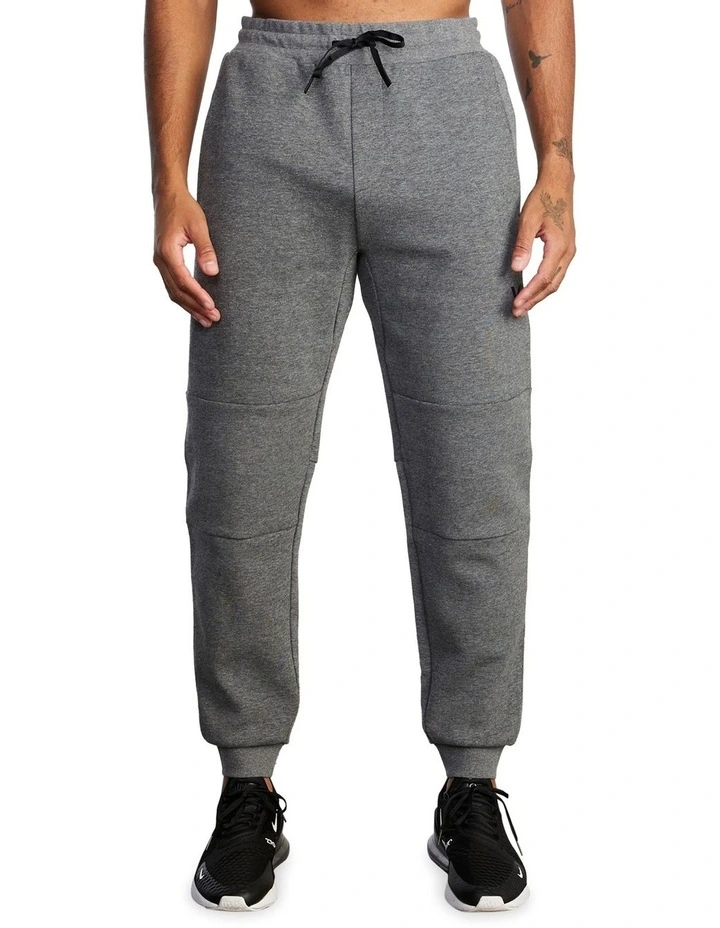 RVCA Tech Fleece Sweatpants II In Grey 3 RVCA Tech Fleece Sweatpants II In Grey