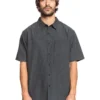 Quiksilver Waterman Centinela Short Sleeve Shirt In Black