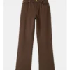 ONLY Camille-Milly Ex High Waisted Wide Pants In Hot Fudge -Myer Fashion Store 960907690 1 1 720x928