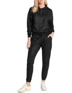 Walk The Line Monogrammed Pant In Black 11 Walk The Line Monogrammed Pant In Black -Myer Fashion Store 961225120 5 720x928