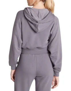 Wild Thing Embroidered Hoodie In Grey -Myer Fashion Store 961227010 3 720x928