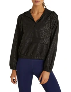 Instinct Lightweight Windbreaker In Black